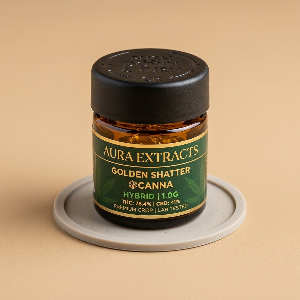 Concentrate glass jar
