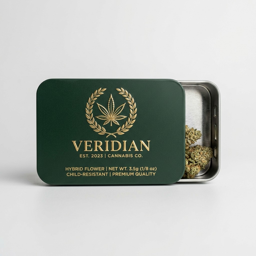 Slide-top tin