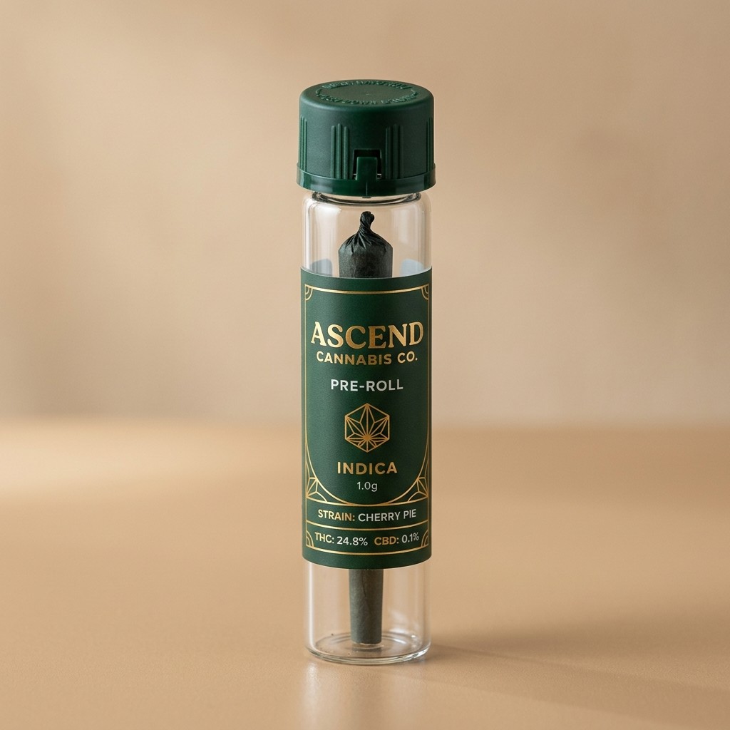 Glass pre-roll tube